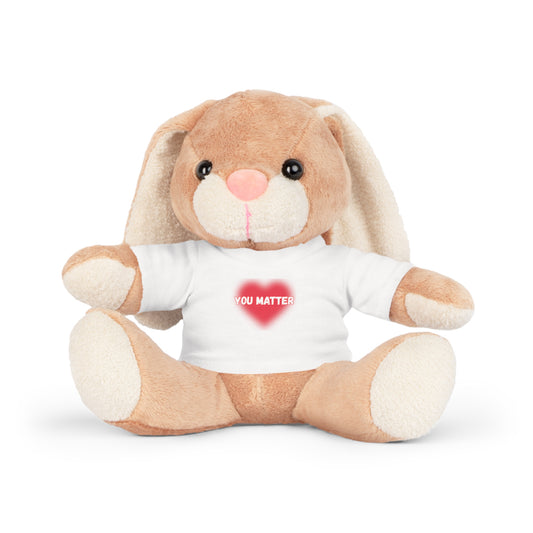 You Matter Heart Teddy Plush Toy - Comfort Gift for Kids & Adults