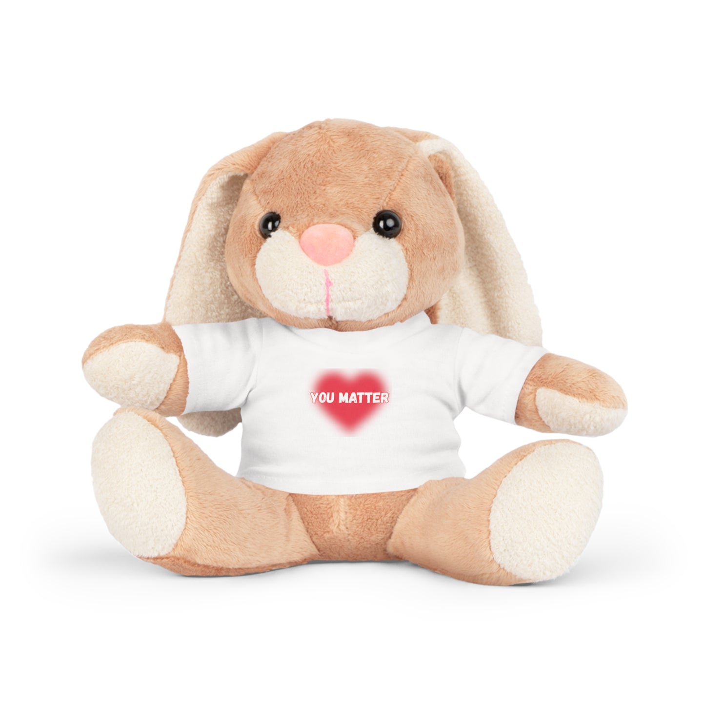 You Matter Heart Teddy Plush Toy - Comfort Gift for Kids & Adults