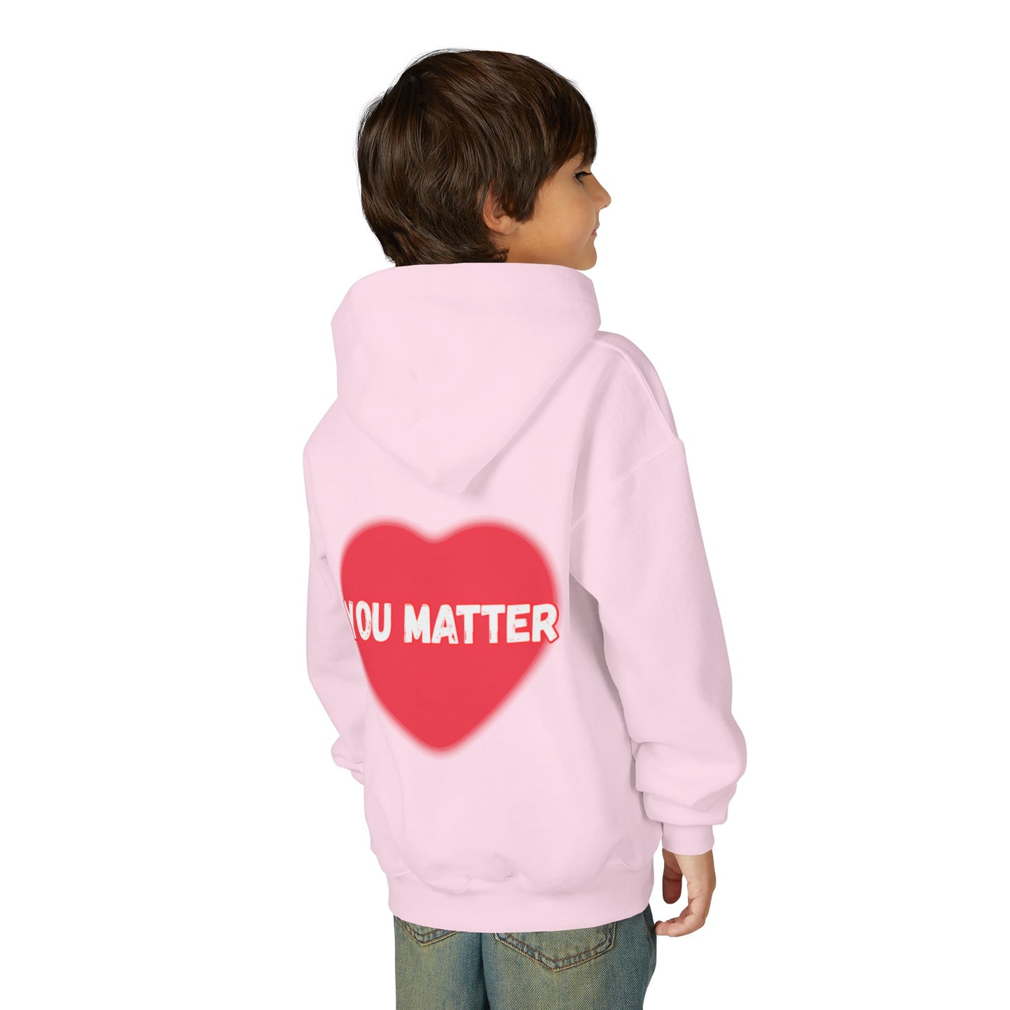 “You Matter” Heart Youth Pullover Hoodie