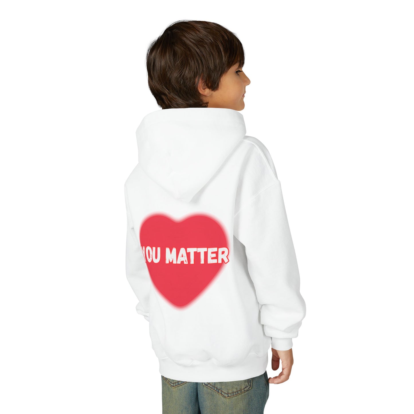 “You Matter” Heart Youth Pullover Hoodie