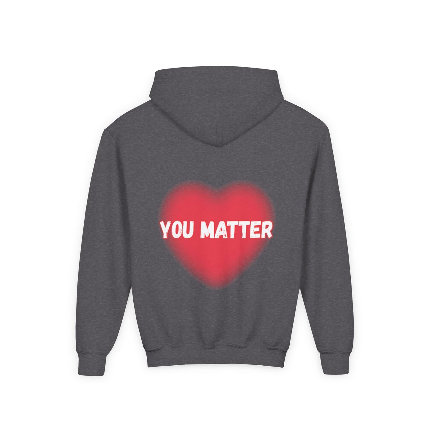 “You Matter” Heart Youth Pullover Hoodie