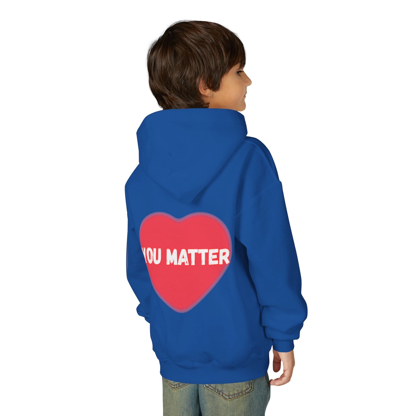 “You Matter” Heart Youth Pullover Hoodie