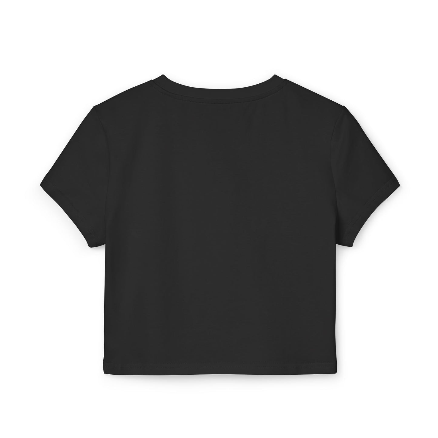 Affirmation Baby Tee — "Your Thoughts Don't Define Your Worth" Cropped Women's Tee
