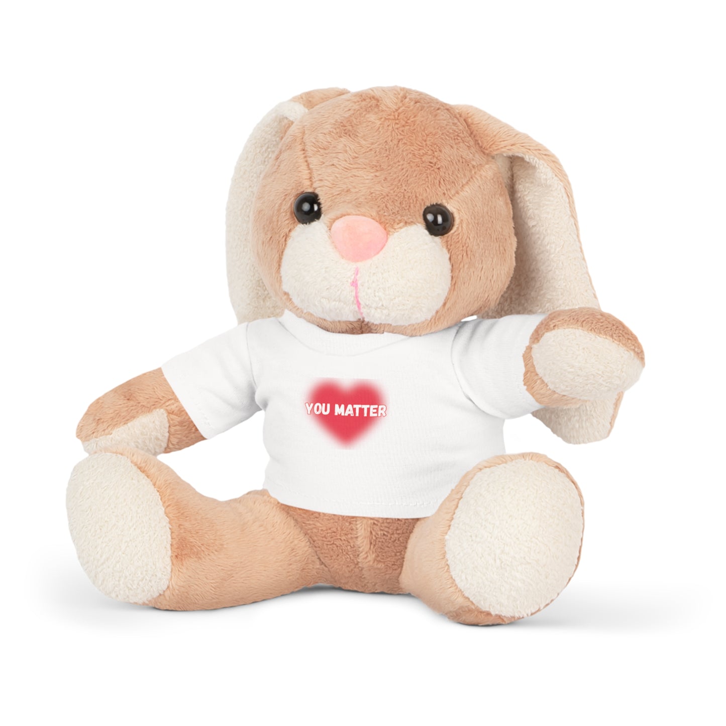 You Matter Heart Teddy Plush Toy - Comfort Gift for Kids & Adults