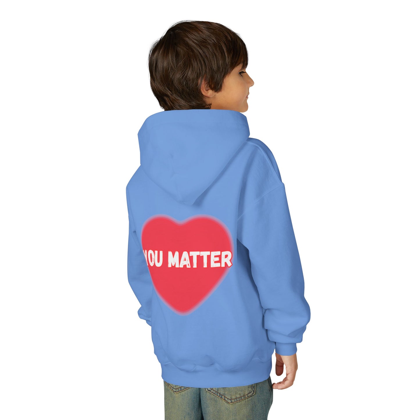 “You Matter” Heart Youth Pullover Hoodie