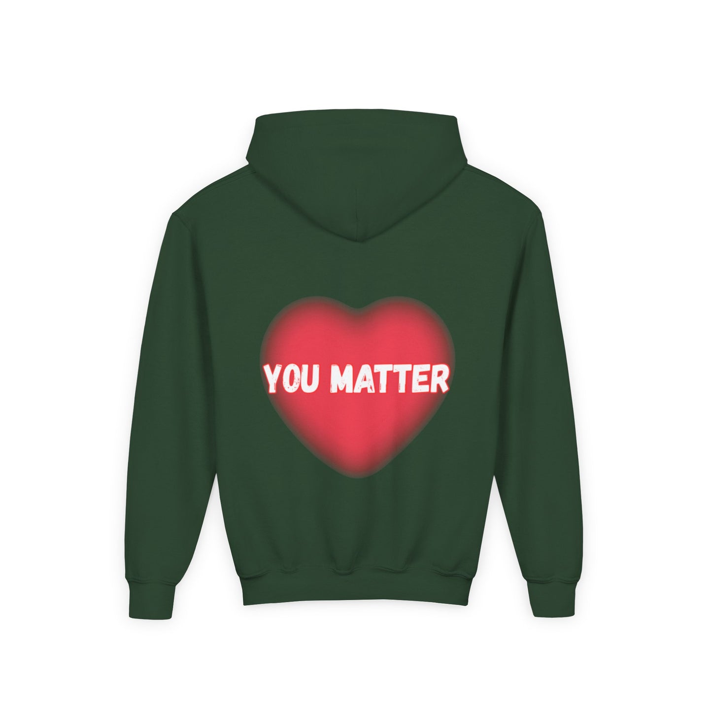 “You Matter” Heart Youth Pullover Hoodie