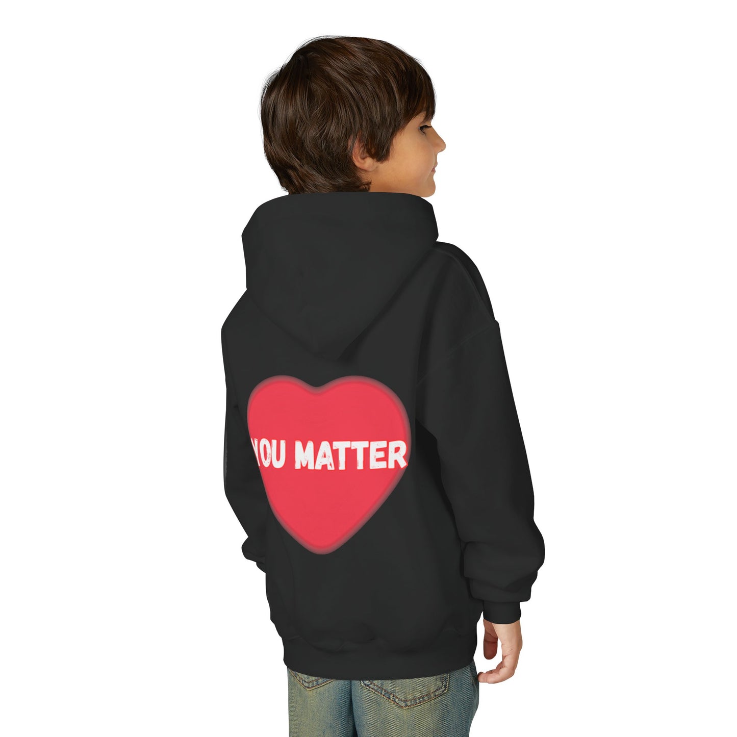 “You Matter” Heart Youth Pullover Hoodie