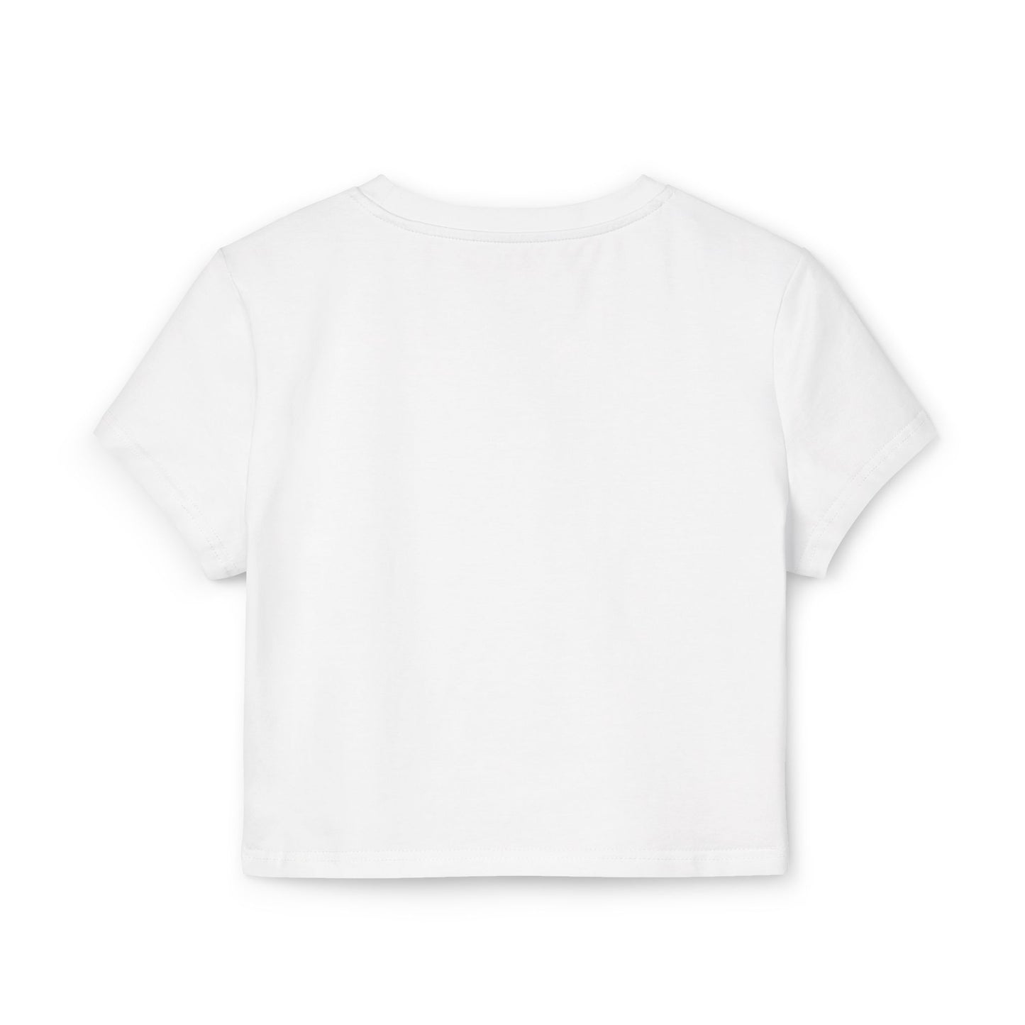 Affirmation Baby Tee — "Your Thoughts Don't Define Your Worth" Cropped Women's Tee