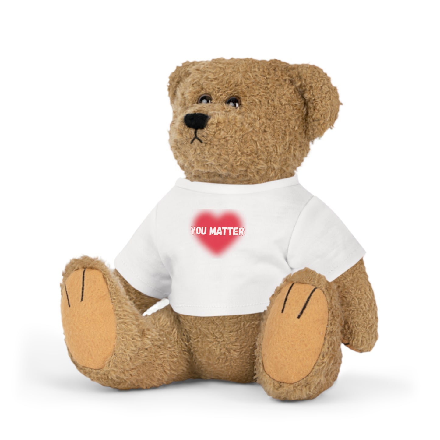 You Matter Heart Teddy Plush Toy - Comfort Gift for Kids & Adults