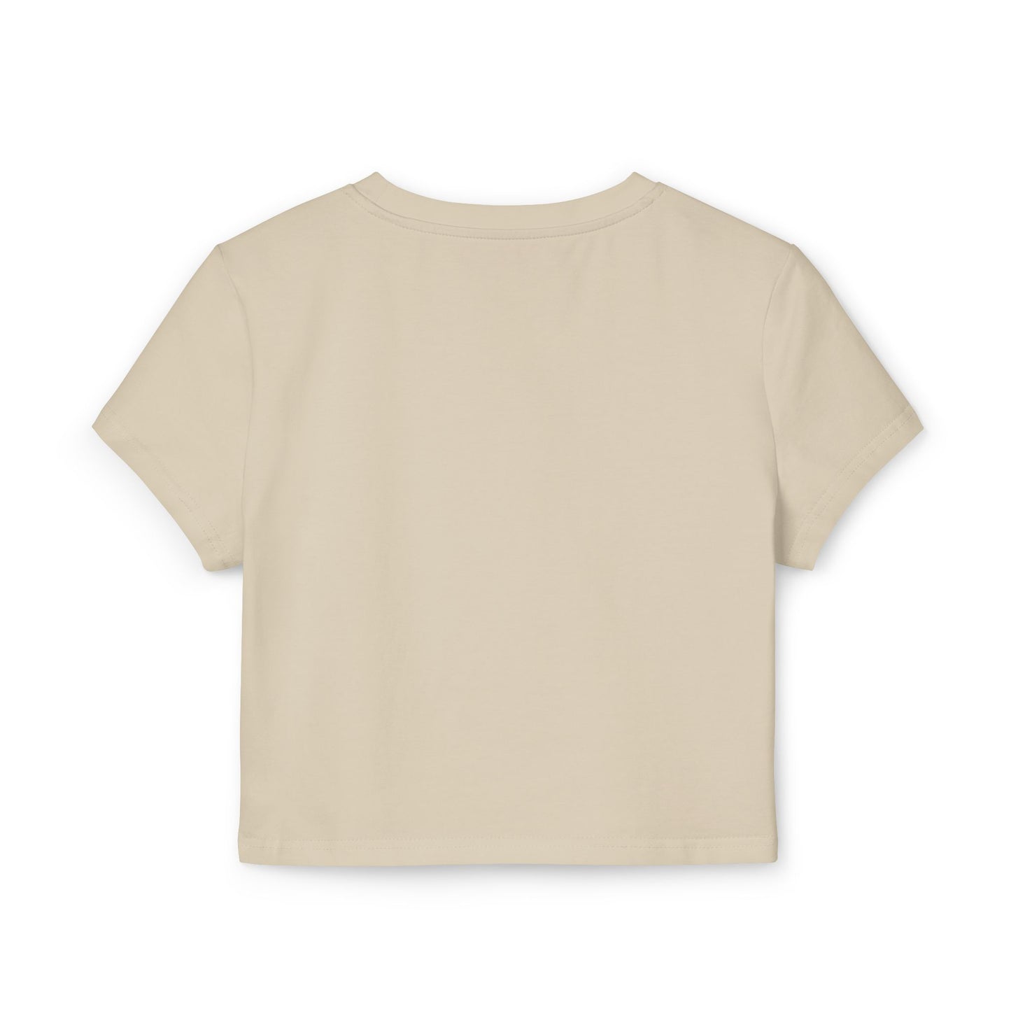 Affirmation Baby Tee — "Your Thoughts Don't Define Your Worth" Cropped Women's Tee