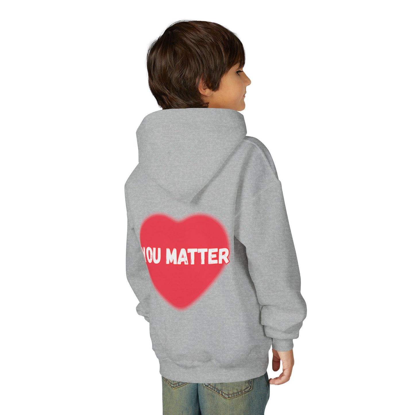 “You Matter” Heart Youth Pullover Hoodie