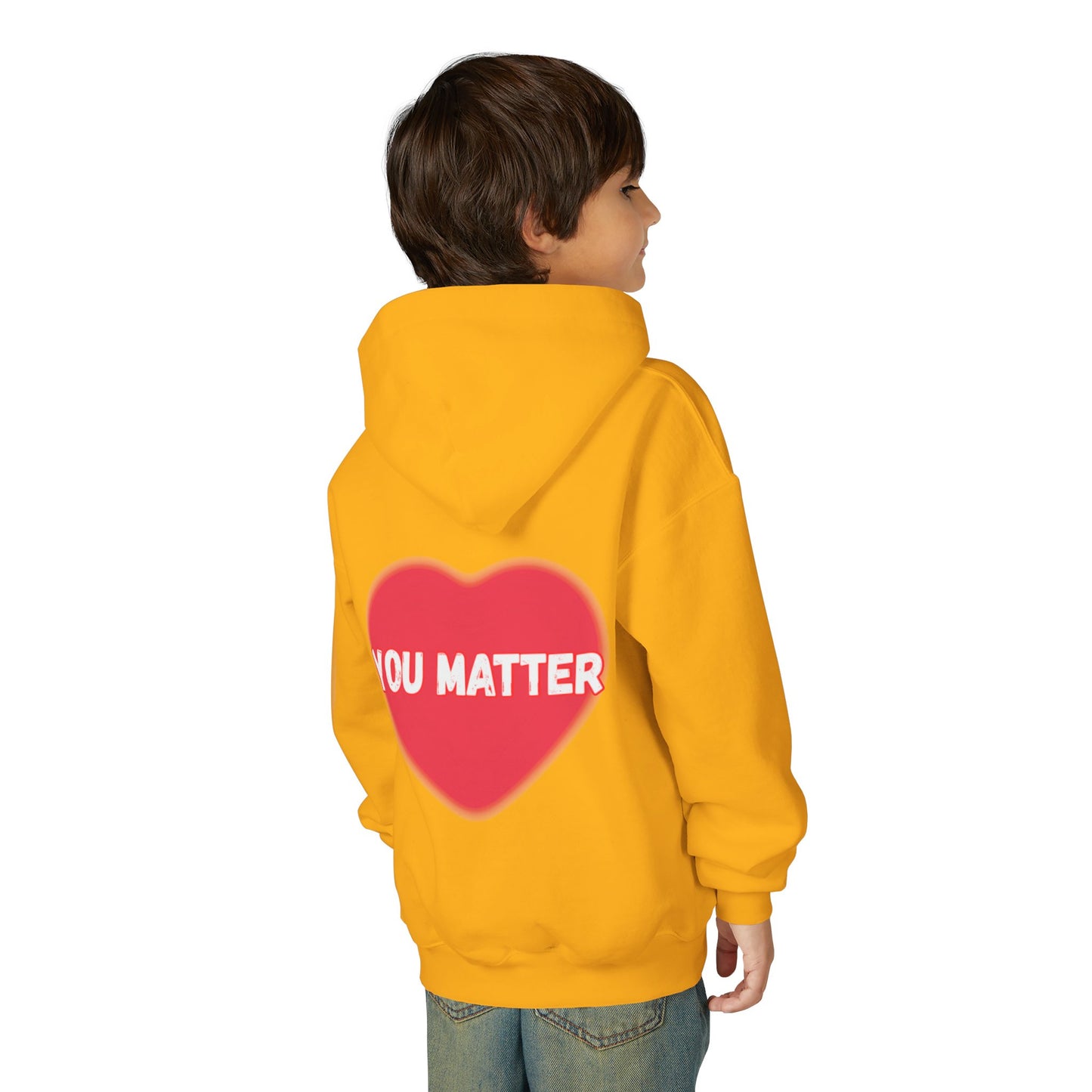 “You Matter” Heart Youth Pullover Hoodie